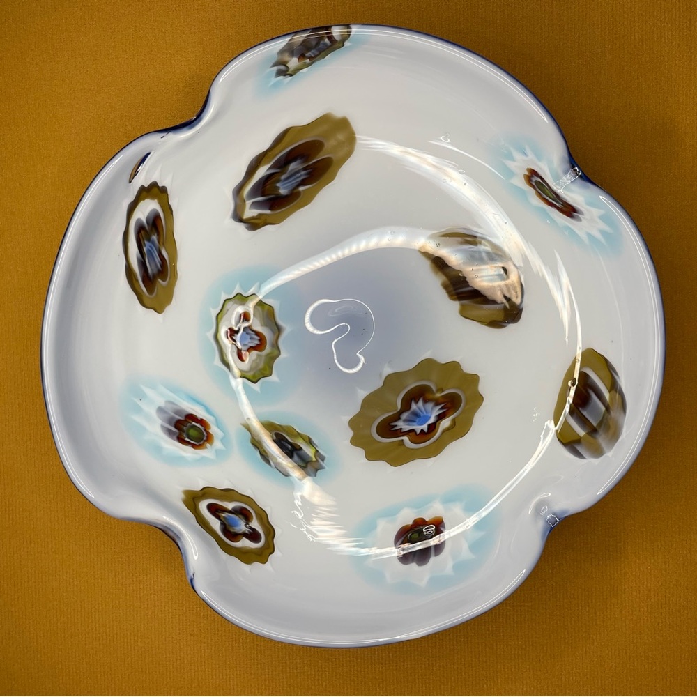 Murano Fratelli Toso bowl - Vintage Venetian art glass